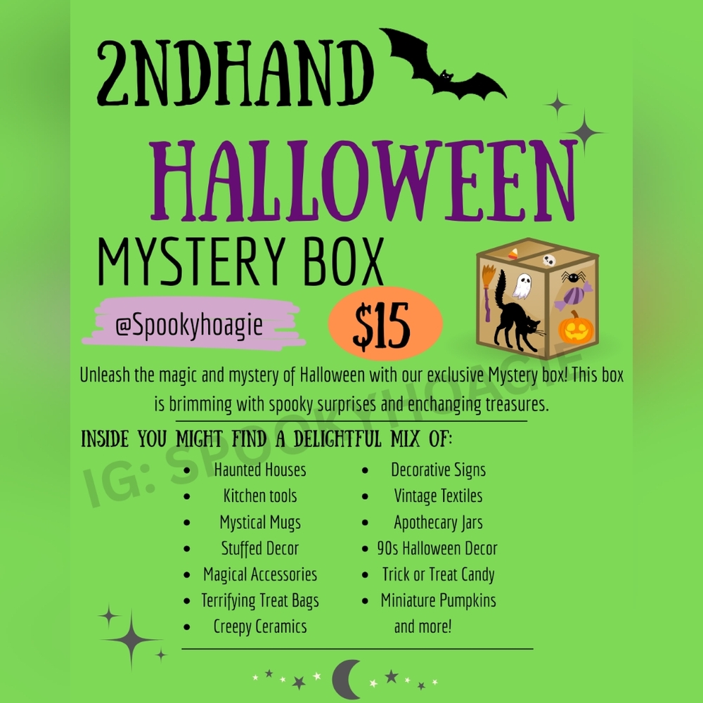 2nd Hand Medium  Halloween Mystery Box *limited quantity*